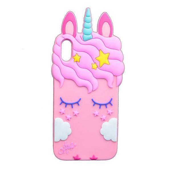 Pink Unicorn Silicone iPhone case